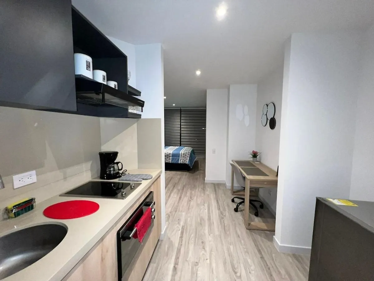 Stylish 1BR apartment with View, Pool & Sauna in Prime Location Bogota